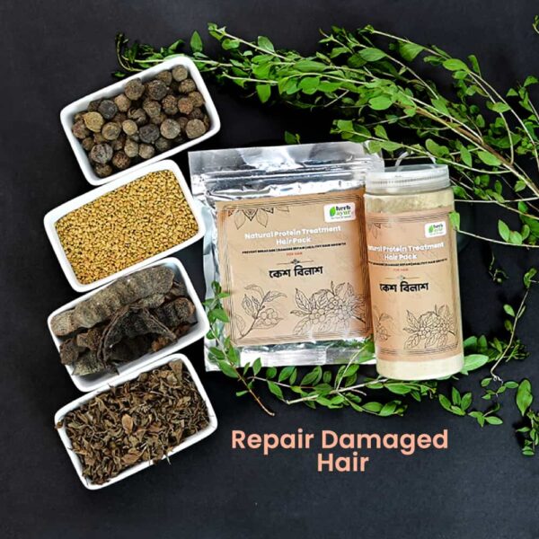 kesh bilash | কেশ বিলাশ | natural protein treatment hair pack (300 gm)