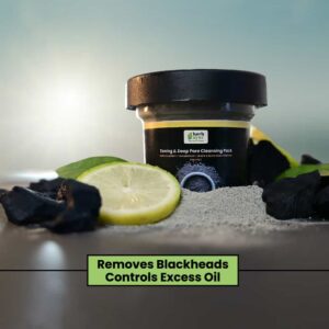 toning & deep pore cleansing charcoal pack । অ্যাক্টিভেটেড চারকোল ক্লে মাস্ক (80 gm)