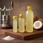 cold pressed pure coconut oil (কোল্ড প্রেসড খাঁটি নারকেল তেল)