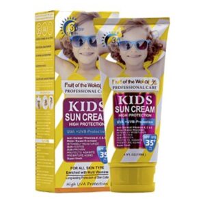 fruit of the wokali kids sun cream spf 35+ (130ml)