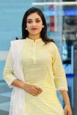 mixed fabric plain tunie kurti 1