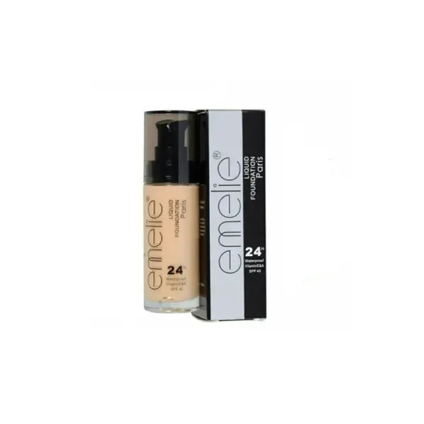 emelie waterproof liquid foundation | spf 40
