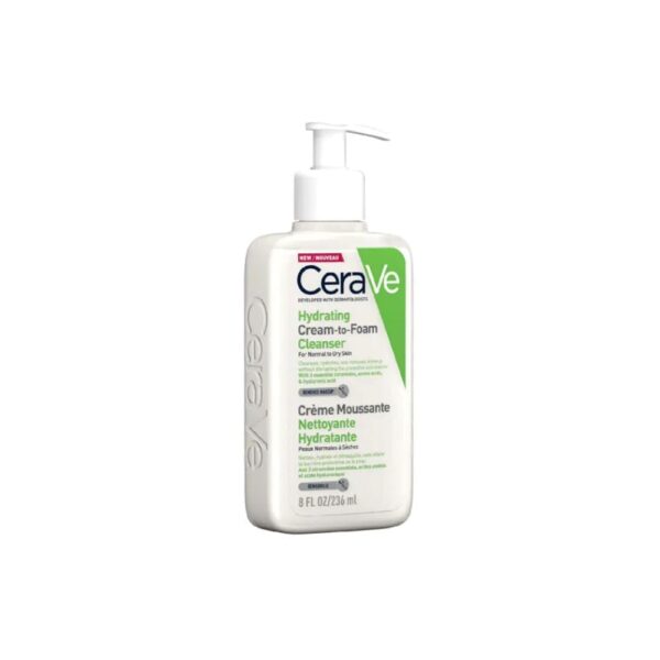 cerave hydrating cream to foam cleanser 236ml