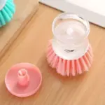 automatic liquid dish pot washing brush pink