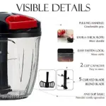 2 in 1 quick chopper (1000 ml) 6 blades