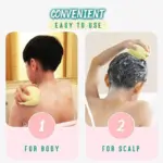 silicone massage bath brush