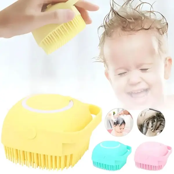 silicone massage bath brush