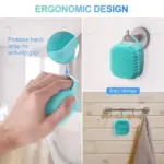 silicone massage bath brush