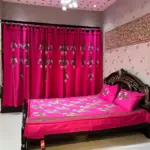 applique bed sheet set