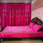 applique bed sheet set