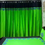 applique with hand embroidery bed sheet set 3