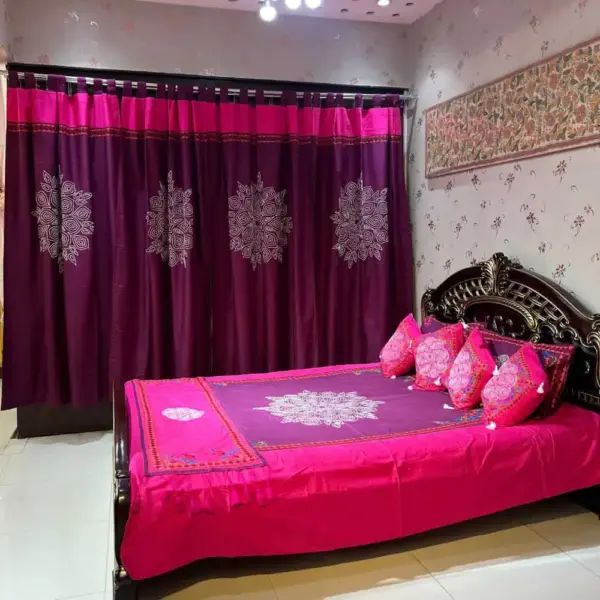 exclusive hand worked bed sheet set 4