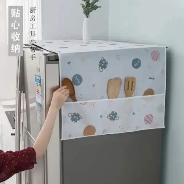 fridge cover for top double door 180 x 62 cm