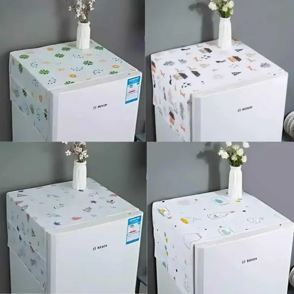 fridge cover for top single door 130 x 55 cm