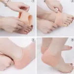 silicone heel anti crack set