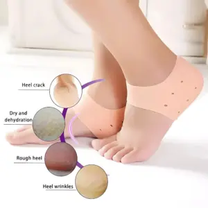 silicone heel anti crack set