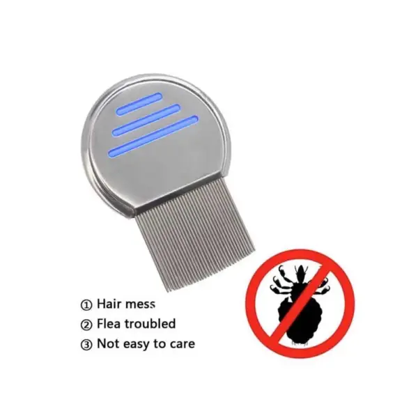 stainless steel lice removal comb