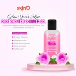 skin'o glow your skin rose scented shower gel 220ml