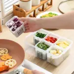 refrigerator vegetable storage box organizer