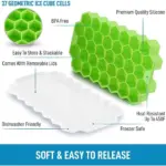 silicone ice cube tray