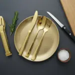 golden color dining kit