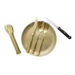 golden color dining kit
