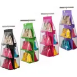transparent hanging storage organizer