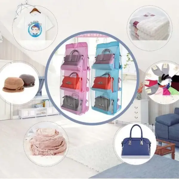 transparent hanging storage organizer