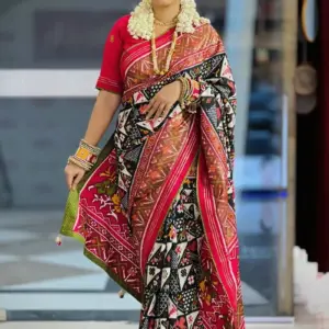 ikkat patola silk saree 2