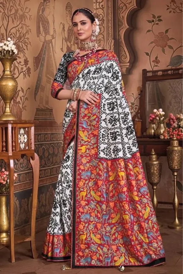 ikkat patola silk saree 5