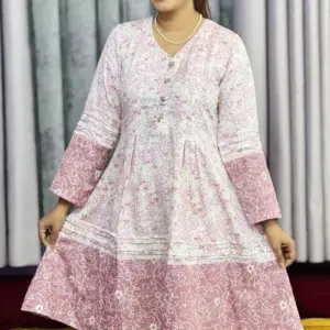 pink screen printed viscose co ords