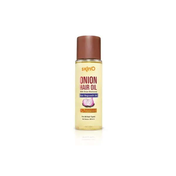 skino onion hair oil with onion blackseed hair regrowth oil 100ml