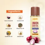 skino onion hair oil with onion blackseed hair regrowth oil 100ml