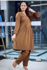 mustard color china fabric co ords