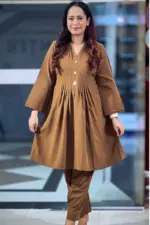 mustard color china fabric co ords