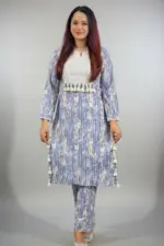 blue popcorn viscose co ords