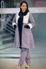 multi color "hread separation buta pattern variaion coat