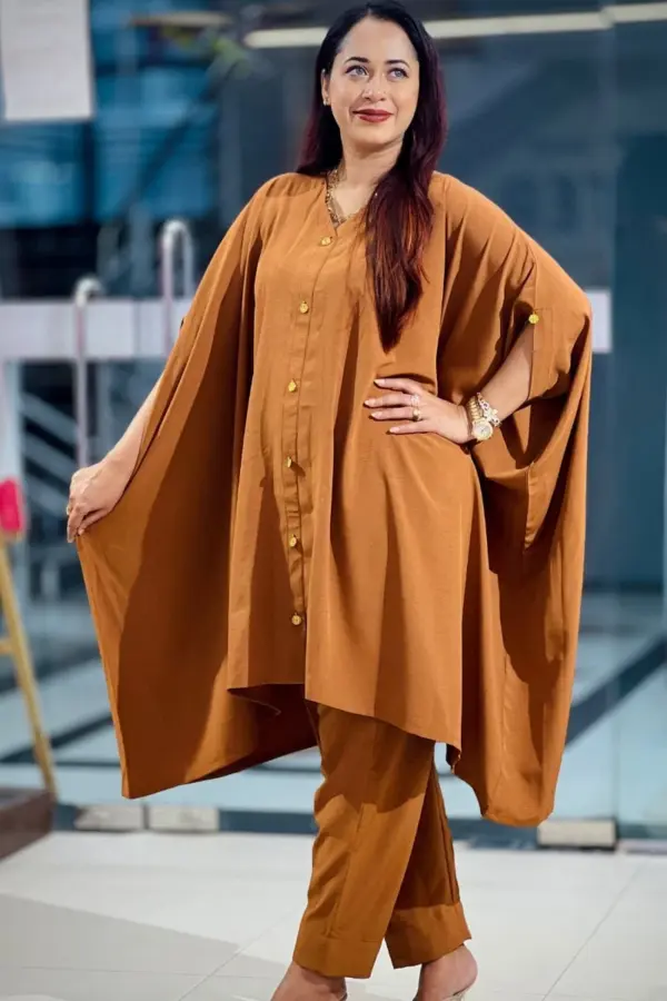 mustard color vangchur co ords