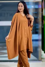 mustard color vangchur co ords
