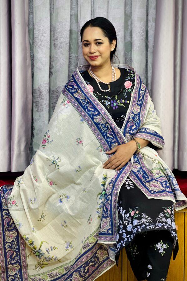 linen khadi saree 2