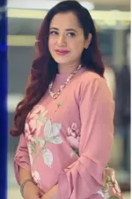 off white & mauve pink georgette co ords set