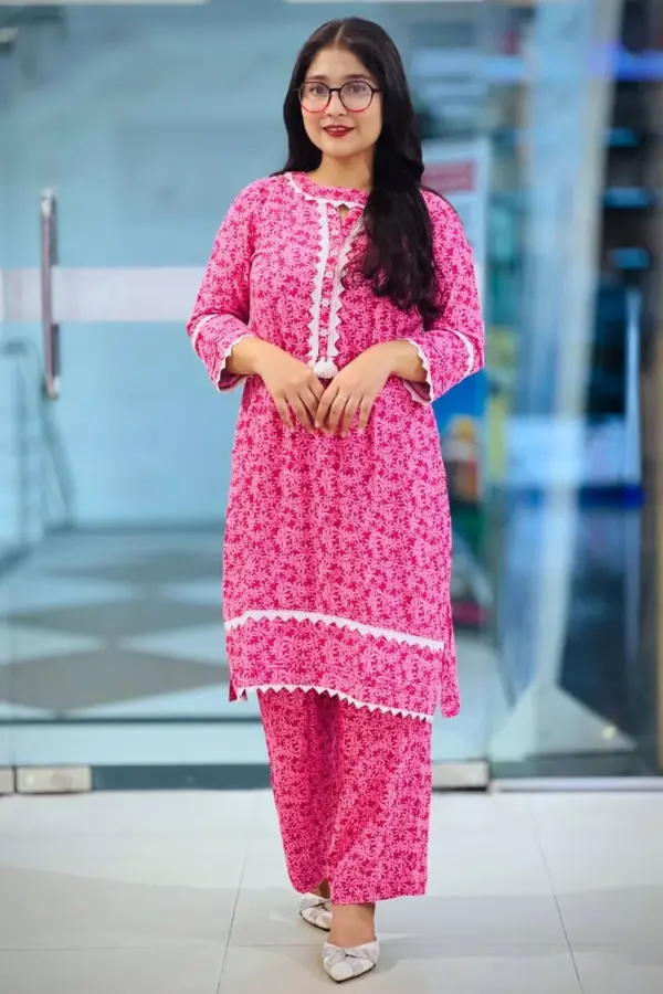 floral printed swiss cotton co ords