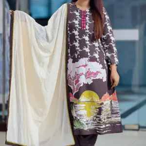 chocolate & cream colour salwar suit kids’ panjabi only