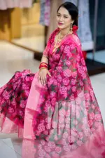 vip organza saree