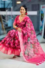 vip organza saree