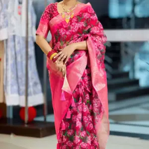 vip organza saree