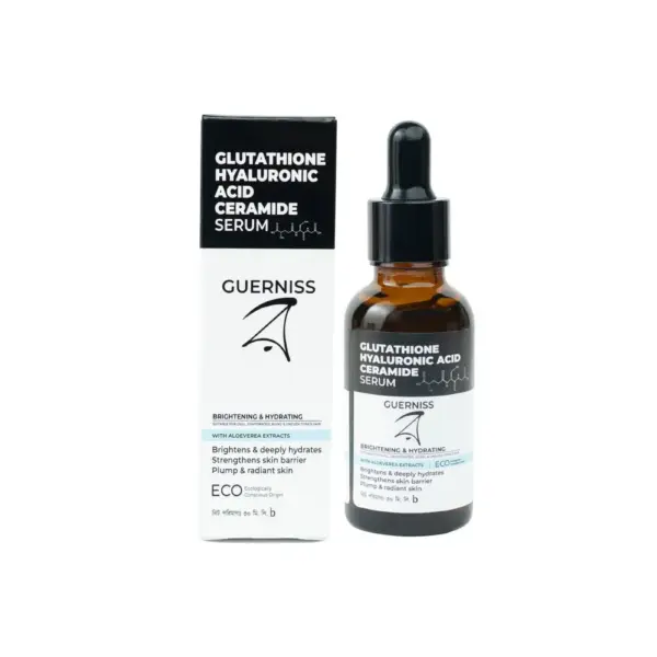 guerniss raw glutathione hyaluronic acid ceramide serum 30ml