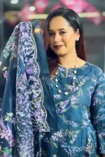 spring cotton machine embroidered salwawr suit