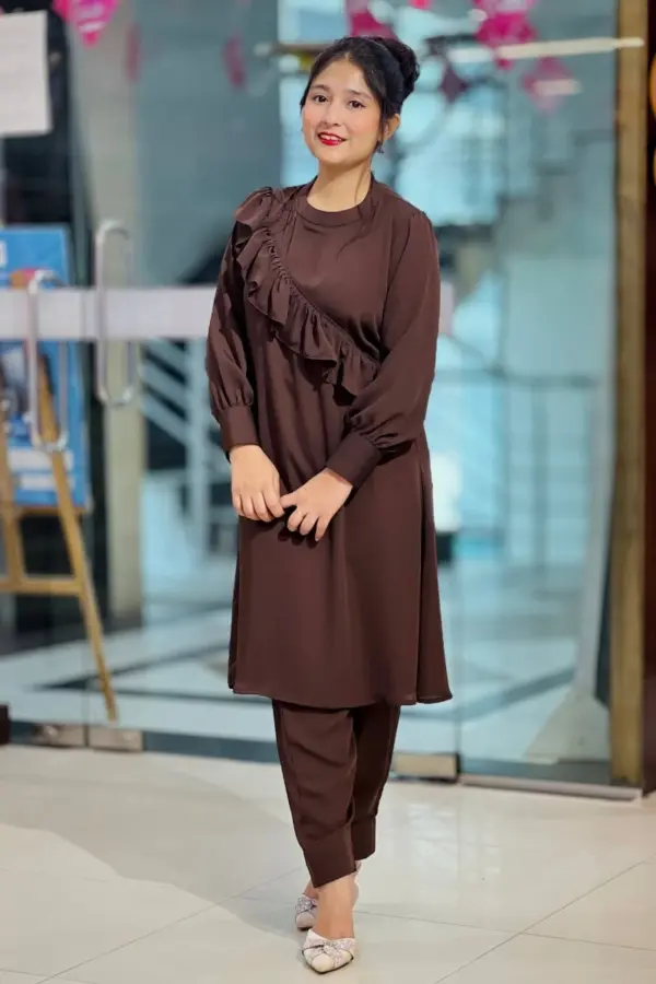 cherry georgette co ords set