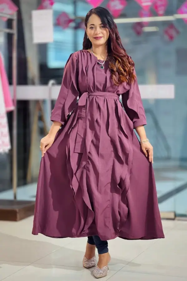 deep violet midi